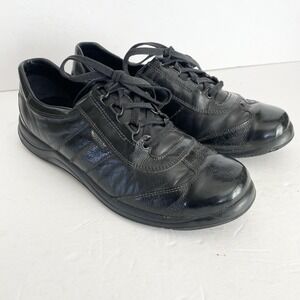 Mephisto Liria Runoff Air Jet Womens Size 9‎ Black Leather Comfort Shoes
